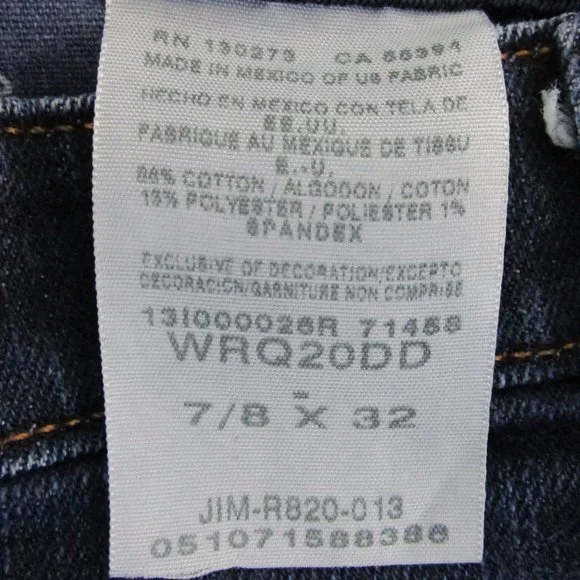 Wrangler Q-Baby Dark Dynasty Ultimate Riding Jeans - Picture 14 of 15